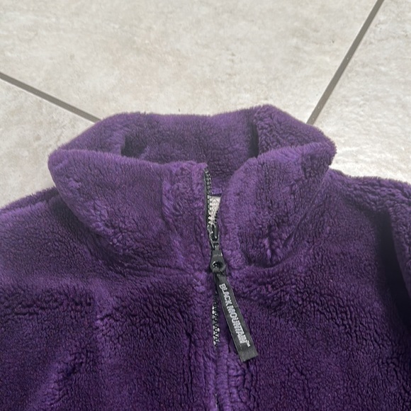 Black Mountain Outdoor Heavy Fleece Jacket Vintage‎ Purple Chic Red Hat Society - Picture 5 of 9